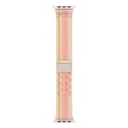 Watch 7 45mm Uyumlu KRD-91 Hasır Kordon Strap Kayış CLO- Pembe