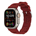 Vendas Apple Watch Ultra 49mm Uyumlu Kademe Ayarlı Silikon Kordon