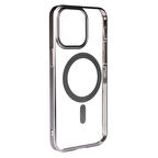  iPhone 15 Pro Max Kılıf Wireless Şarj Özellikli Sert PC Mat Riksos Magsafe Kapak Kılıf