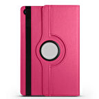 Galaxy Tab A9 Plus Uyumlu ​EFFX Dönebilen Standlı Kılıf-Pembe Koyu