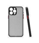 iPhone 15 Pro Uyumlu Zore Hux Kılıf-Siyah