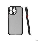 iPhone 15 Pro Max Uyumlu Zore Hux Kapak-Siyah