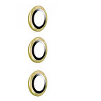 Galaxy S23 FE Uyumlu Zore Kamera Koruyucu Cam Filmi-Gold