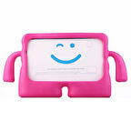 Galaxy Tab A9 Uyumlu ​ZYL iBuy Standlı Tablet Kılıf-Pembe Koyu