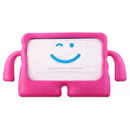 Galaxy Tab A9 Plus Uyumlu ​ZYL iBuy Standlı Tablet Kılıf-Pembe Koyu