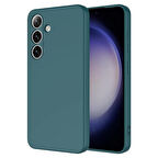 Galaxy S24 Plus Uyumlu Zore Mara Lansman Kapak-Koyu Yeşil