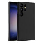 Galaxy S24 Ultra Uyumlu Zore Premier Silikon Kılıf-Siyah