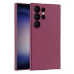 Galaxy S24 Ultra Uyumlu NRTK Premier Silikon Kılıf-Mürdüm