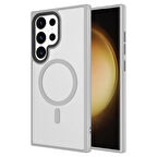 Galaxy S24 Ultra Uyumlu Sert PC Arka Yüzey Wireless Şarj Özellikli Zore Flet Magsafe Kılıf-G