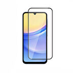 Galaxy A15 Uyumlu Zore Kenarları Kırılmaya Dayanıklı Cam Ekran Koruyucu