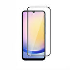 Galaxy A25 Uyumlu Zore Kenarları Kırılmaya Dayanıklı Cam Ekran Koruyucu