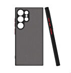 Galaxy S24 Ultra Uyumlu Zore Hux Kapak-Siyah