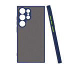 Galaxy S24 Ultra Uyumlu Zore Hux Kapak-Lacivert