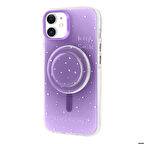 iPhone 11 Uyumlu Zore Magsafe Şarj Özellikli Tak-Çıkar Pop Soketli Zore Tiktok Kapak-Mor