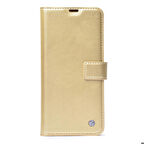 Galaxy S24 Uyumlu Zore Zore Kar Deluxe Kapaklı Uyumlu Zore-Gold