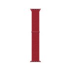 Watch 7 41mm Kordon Band-03 Serisi Hasır Strap Kayış-Kırmızı