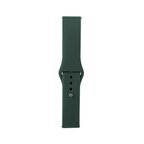 Huawei Honor Magic 2 46mm Band Serisi 22mm Klasik Kordon Silikon Strap Kayış-Pine Yeşil