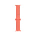 Watch Ultra 49mm Band Serisi Klasik Kordon Silikon Strap Kayış-Apricot Orange