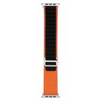 Watch Ultra 49mm CLO- Band-74 Hasır Kordon-Siyah-Turuncu