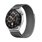 Gear S2 Zore Band-12 20mm Metal Hasır Kordon-Gri