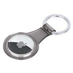 ​Zore Airtag 07 Uyumlu Silikon Anahtarlık-Siyah