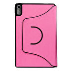 Lenovo Tab P11 11.5" (2.Nesil) Uyumlu ​MKST Fest Dönebilen Standlı Kılıf-Pudra