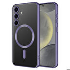 Vendas Samsung Galaxy S24 Kılıf Kamera Korumalı Magsafe Wireless Şarj Özellikli Zore Demre Kapak