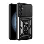 Samsung Galaxy A35 Tank Kılıf Magnetik Standlı Kamera Korumalı Sürgülü Vega Kapak