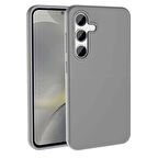 Galaxy S24 Plus Kılıf Magsafe Şarj Özellikli Sıvı Teknolojili Silinebilir Sert Zore Kivi Kapak-Koyu Gri