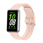 Galaxy Fit 3 Silikon Kordon Zore KRD-110 Strap Kayış-Pembe