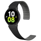 Galaxy Watch 6 44mm Zore KRD-111 20mm Çizgili Desenli Silikon Kordon-Siyah