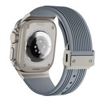 Watch 7 45mm MKST KRD-113 Spor Görünümlü Silikon Kordon-Gri