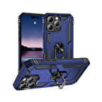 Apple iPhone 16 Pro Max Kılıf Zore Vega Kapak-Mavi