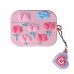 Air Pods Pro 2 Zore TPU Kabartma Figürlü İpli Airbag 37 Silikon Kılıf-NO59