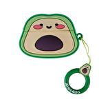 Air Pods Pro 2 Zore TPU Kabartma Figürlü İpli Airbag 37 Silikon Kılıf-NO23