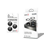 Apple iPhone 16 Pro Max Zore CL-12 Premium Safir Parmak İzi Bırakmayan Anti-Reflective Kamera Lens K