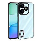 Xiaomi Redmi 13 4G Kılıf Kamera Korumalı Logo Gösteren Zore Omega Kapak-Siyah