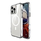 iPhone 16 Pro Max Kılıf Magsafe Şarj Özellikli AirBagli Şeffaf Zore İncek Kapak-Şeffaf