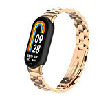 Xiaomi Mi Band 8 KRD-04 Metal Kordon-Rose Gold