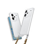 Xiaomi Redmi Note 13 Pro Plus 5G Uyumlu Kılıf Airbagli Takılabilir Askı Aparatlı Zore Snap Silikon K