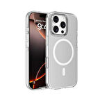 Apple iPhone 16 Pro Kılıf M-safe Şarj Özellikli Kamera Korumalı Zore Kripto Kapak