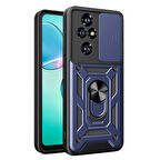 Honor 200 Pro Kılıf Magnetik Standlı Kamera Korumalı Sürgülü Vega Kapak