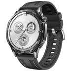Huawei Watch GT 5 Uyumlu MKST KRD-128 Silikon Kordon-Siyah