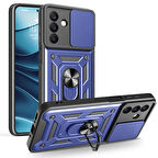 Galaxy A26 Kılıf Magnetik Standlı Kamera Korumalı Zore Sürgülü Vega Kapak -115436