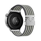 Gear S3 MKST KRD-133 22mm Naylon Kumaş Hasır Örgülü Kordon - Gri