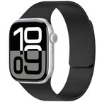 Watch 10 42mm MKST KRD-136 Kabartma Desenli Silikon Kordon - Siyah