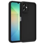 Galaxy A06 Kılıf Kamera Korumalı ALT Ananas Kapak - Siyah