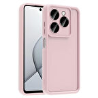 Tecno Spark 20 Pro 5G Kılıf Kamera Korumalı BTBM Ananas Kapak - Pembe