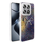 14T Kılıf Kamera Korumalı Figürlü Zore Ponti Silikon Kapak - Lila