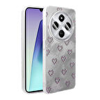 Redmi 14C 4G Kılıf Kamera Korumalı Figürlü Zore Ponti Silikon Kapak - Beyaz